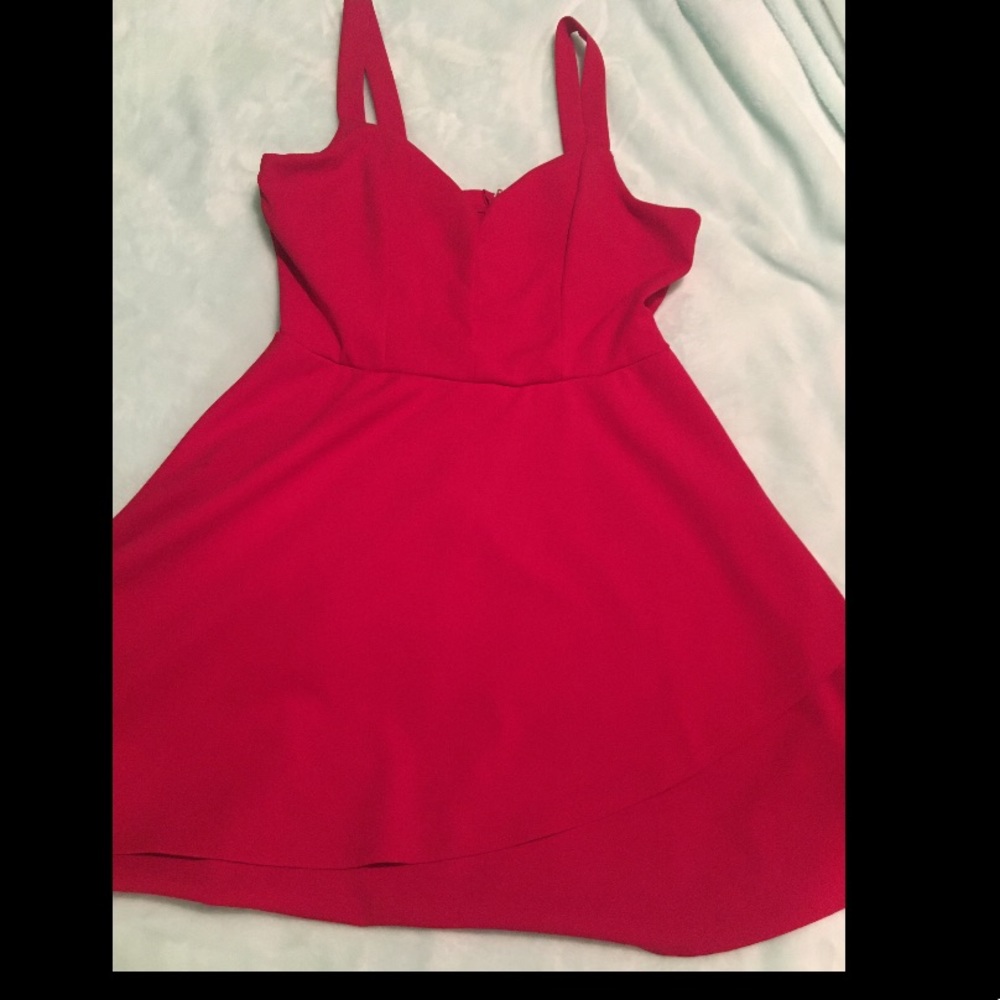 SHORT RED DRESS 😊❤️